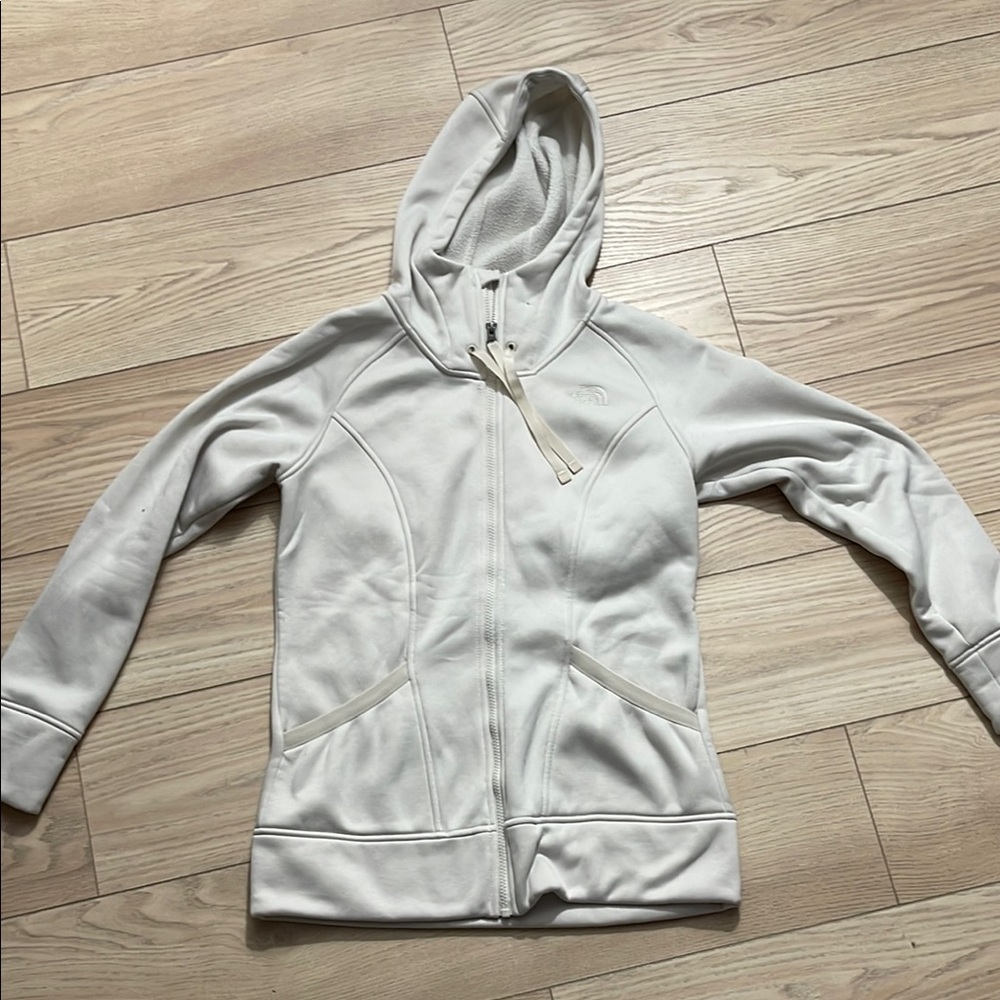 The North Face Cream zip up Jacket